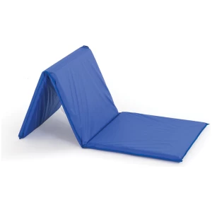 Saltea pliabila pentru exercitii, 180x60x4 cm, albastra