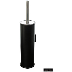 Perie de toaleta neagra de perete