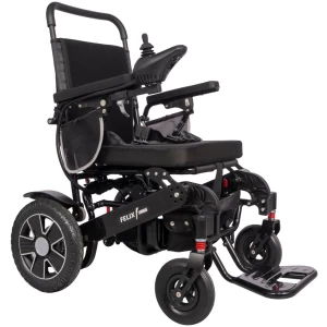 Scaun cu rotile electric, Felix, pliabil, latime sezut 46 cm, greutate suportata 130 kg